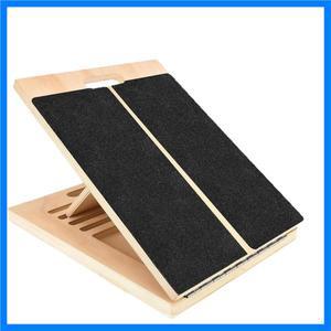 접이식 나무 경사 보드 조정 가능한 송아지 발목 들것 Plyometric 홈 스트레칭 균형 훈련 피트니스 장비