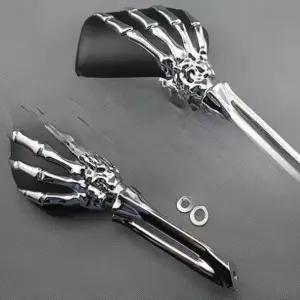 할리 바이크 사이드미러 블랙 백미러 도금 스켈레톤 MT333