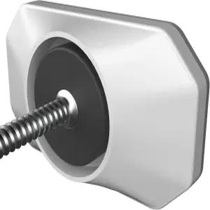 ICERO - 베이비 게이트 벽 보호기 애완동물 및 개 게이트로부터 벽과 문을 보호 압력 장착 계단 안전 4팩