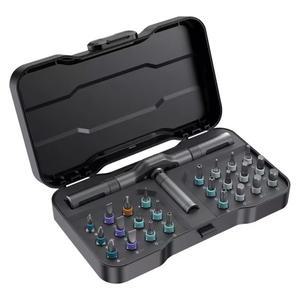 24 in 1 다용도 라쳇 렌치 스크루드라이버 세트 마그네틱 비트 공구 DIY 가정용 수리 도구 정밀 작업