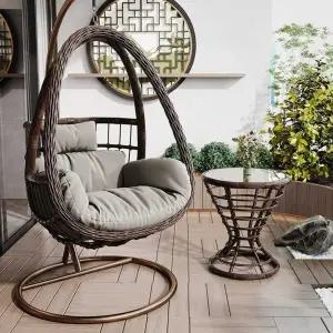 원룸 전원주택 실내 둥지 그네의자 흔들의자 가정용