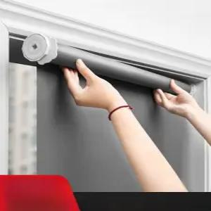 압축 봉 블라인드 커튼 셀프 고정 창문 커텐 원룸