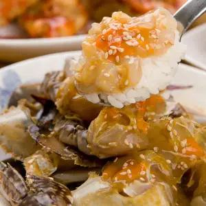 [여수백서방] 여수 특제간장소스 밥도둑 간장 꽃게장 2.3kg