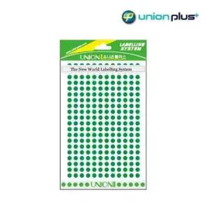 유니온플러스 원형스티커일반 303-3 5mm 라스티커 (WFK4B21)