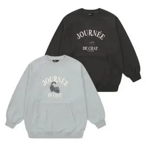 [소이]주니어 HC17 냥이 포켓 기모 맨투맨티 맨티맨티 25w5458 (S44372601)