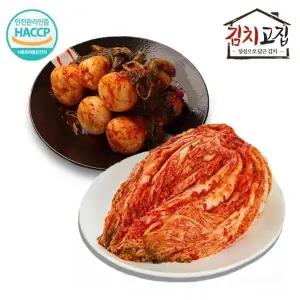 [김치고집] 국내산 포기김치 2kg + 총각김치 1kg