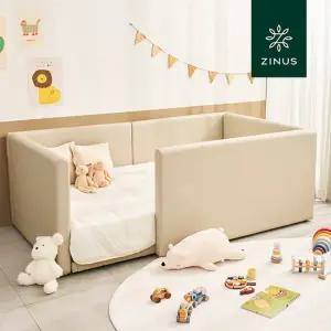 [설치배송]지누스 코코네 가드형 침대 프레임 SS 슈퍼싱글 4면 게이트 타입