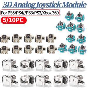 [호환품]Xbox 360 게임 컨트롤러 패드용 3D 엄지 조이스틱 로커 핸들 수리 부품 아날로그 모듈 5 개 10 개