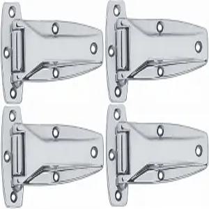 크롬 스모커 힌지 워크 인 냉장고 쿨러 BBQ 피트 플러시 트레일러 부품 볼트 (4)