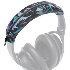 [미국배송] WC BANDZ QC - BOSE QUIETCOMFORT 35 35II 45 2023 등을 위한 실리콘 헤드밴드 커버 위키드 쿠션으로 제작 | 향상된 스타일과 땀 보호 90년대 블랙