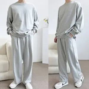 남자 빅사이즈 맨투맨 와이드 팬츠 상하의 세트 DMS-SET-Q4151461