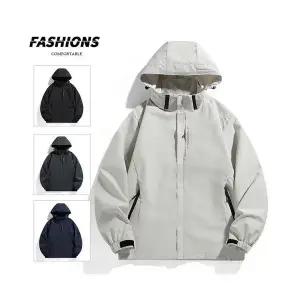 록쉬블몰 남성 바람막이 점퍼 봄 가을 야상 커플 방수 작업복 트레이닝 코트 HO3