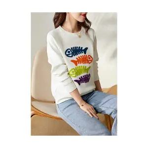 여자 맨투맨 빈티지 미국 추동후 숏탑 슬림핏 BE4