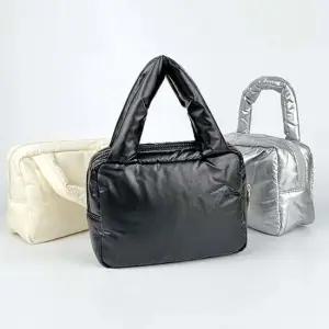 토트 여성 가벼운 백 데일리 손 가방 패딩