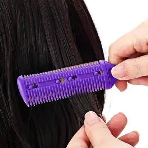 머리 손질 빗 컷팅칼 헤어커트빗 헤어컷트빗 틴닝가위 틴닝가위 숱가위
