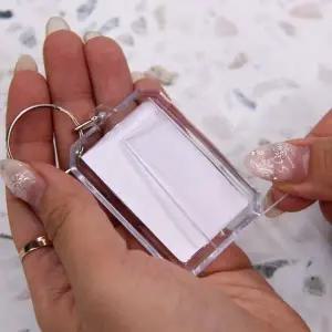 직사각 포카 베스트 증명사진 인기 투명 키링 (WFJSQ7Y)