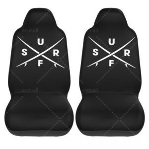 산타 크루즈 캘리포니아 서핑 카시트 커버 방오  편리한 보호 독특한 스타일 2PCS 유니버설