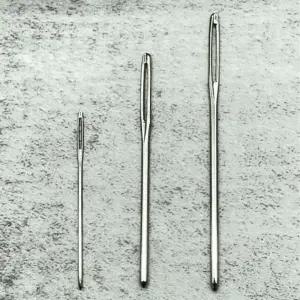 스틸 돗바늘 도지바늘 뜨개용 안전 쇠바늘 4.5cm (WFK90QQ)