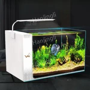 자동 환수 수조 생태 패키지 조경 유리 필터 청소 가정 풀세트 자체순환 거실 어항 수족관