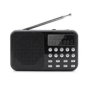 스테레오 FM라디오 효도라디오 스피커 블랙 (WFKAA6M)