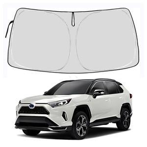도요타 RAV4 SUV 윈드실드 LE 2025 2018 선쉐이드 어드벤처 XLE 바이저 도요타 커버 커스텀 2025 2018 하이브리드 프리미엄 창문 위한 전면 크로스오버 프라임 자동차