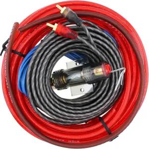 DriSentri 8 게이지 앰프 배선 키트 자동차 오디오 와이어 1세트 스피커 우퍼 케이블 개조용 퓨즈 수트