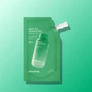 [최모나pick] 이니스프리 그린티 세라마이드 밀크 보습 에센스 (리필) / 수분 속건조 장벽 화잘먹 160mL, 1