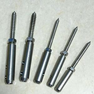 목재 그레인 나사 커넥터 와이어 로프 조인트 잠금 버클 연결 터미널  계단 가드레일 조임 304 스테인레스