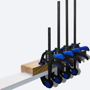 목공 F 클램프 클립 퀵 래칫 헤비 듀티 바 키트  DIY 수공구 가제트  6 인치  12