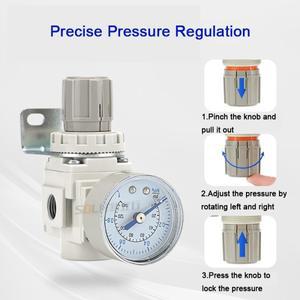 SMC타입 AR 시리즈 공압 압력 조절기 에어 컴프레서 밸브 AR10-M5BG-A AR20-02BG-B