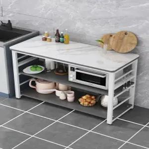 아일랜드수납장 주방 보조테이블 서재 선반 수납장 조리대