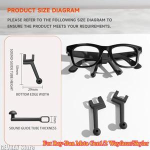 레이밴 메타 Gen1/2 웨이파이어/스카일러 - 음성 집중 프라이버시 이어팁 실리콘 앰플리파이어 액세서리