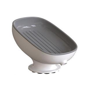 라포식 비누 상자 홀더 흡입 샤워 1PCS 욕실 블루 접시 보관 배수구