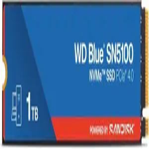 WD Blue SN5100 1TB NVMe SSD - M.2 2280 PCIe Gen 4.0 내장 솔리드 스테이트 드라이브 읽기 속도 최대 7