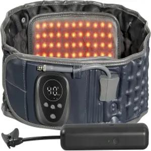 허리 을 위한 전기 펌프가 장착된 홍징 홍등 온열 감압 벨트 무선 보조기 팽창식 지지대 한 사이즈가 29-49