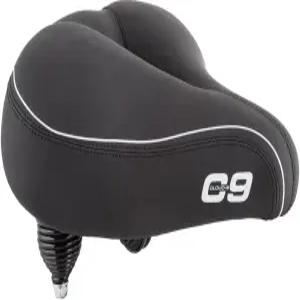 Cloud-9 크루저 셀렉트 새들 10.5인치 x 10.75인치 블랙 소프트 터치 비닐