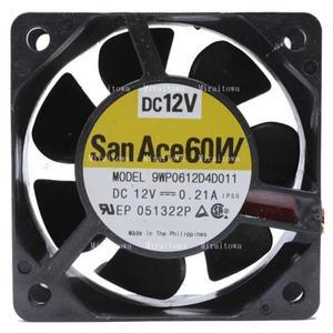 산요 9WP0612D4D011 6025 6CM/cm 12V 0.21A 60x60x25MM 냉각 팬용