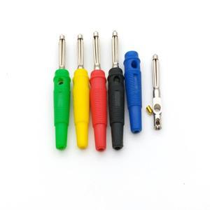 스피커 오디오 어댑터용 100pcs 고 4mm 바나나 플러그 남성 커넥터