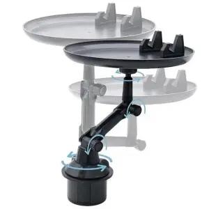 차량용 각도조절 다기능 트레이 스탠드 컵홀더 (WFKAB6A)