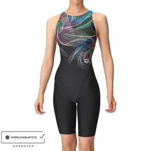아레나 여자 선수용 5부 반전신 수영복 F159808 경기용