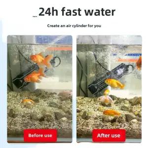 미니 외부여과기 어항 여과재 물고기 분수대 녹조