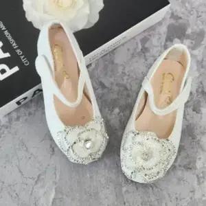 아동 큐빅꽃장식 찍찍이 공주 여아구두 (160만 가능)