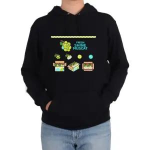 기모후드티 샤인 머스캣 SHINE MUSCAT 과일가게 포도그림 다양한 색상 사이즈 (WFKB31U)