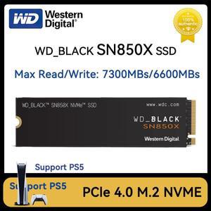 WD_BLACK SN850X 1TB/2TB/4T NVMe SSD 게임 드라이브 내부 솔리드 스테이트 PCIe4.0 M.2 2280(Playstation