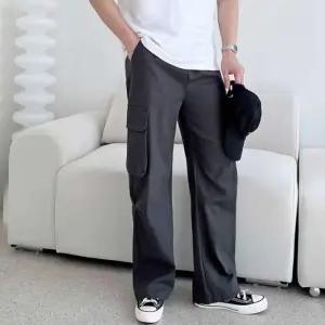 와이드팬츠 반바지 남자조거팬츠 포켓 작업복바지 카고바지 조거팬츠 남자바지