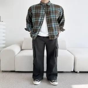 남자스판팬츠 밴딩 남자코튼팬츠 팬츠 남자카고바지 남자카고스판팬츠 코튼