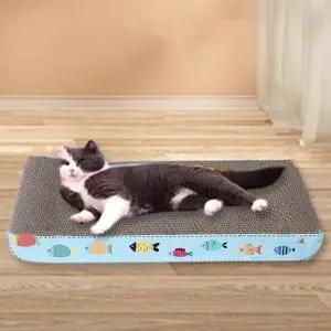 웨이브형 침대 고양이 스크래처 스크래쳐 평판형 매트 (WFKB8CR)
