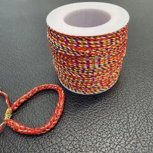 [하프클럽/]불교용품 오색실 매듭끈 소원팔찌 만들기 재료