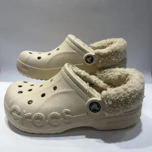 [보리보리/크록스 슈즈]바야 라인드 퍼즈 클로그206633-11S