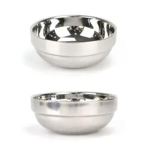 이중구조 스텐 식판 대접 국그릇 10x4.5cm 10호 국공기 탕대접 캠핑국그릇